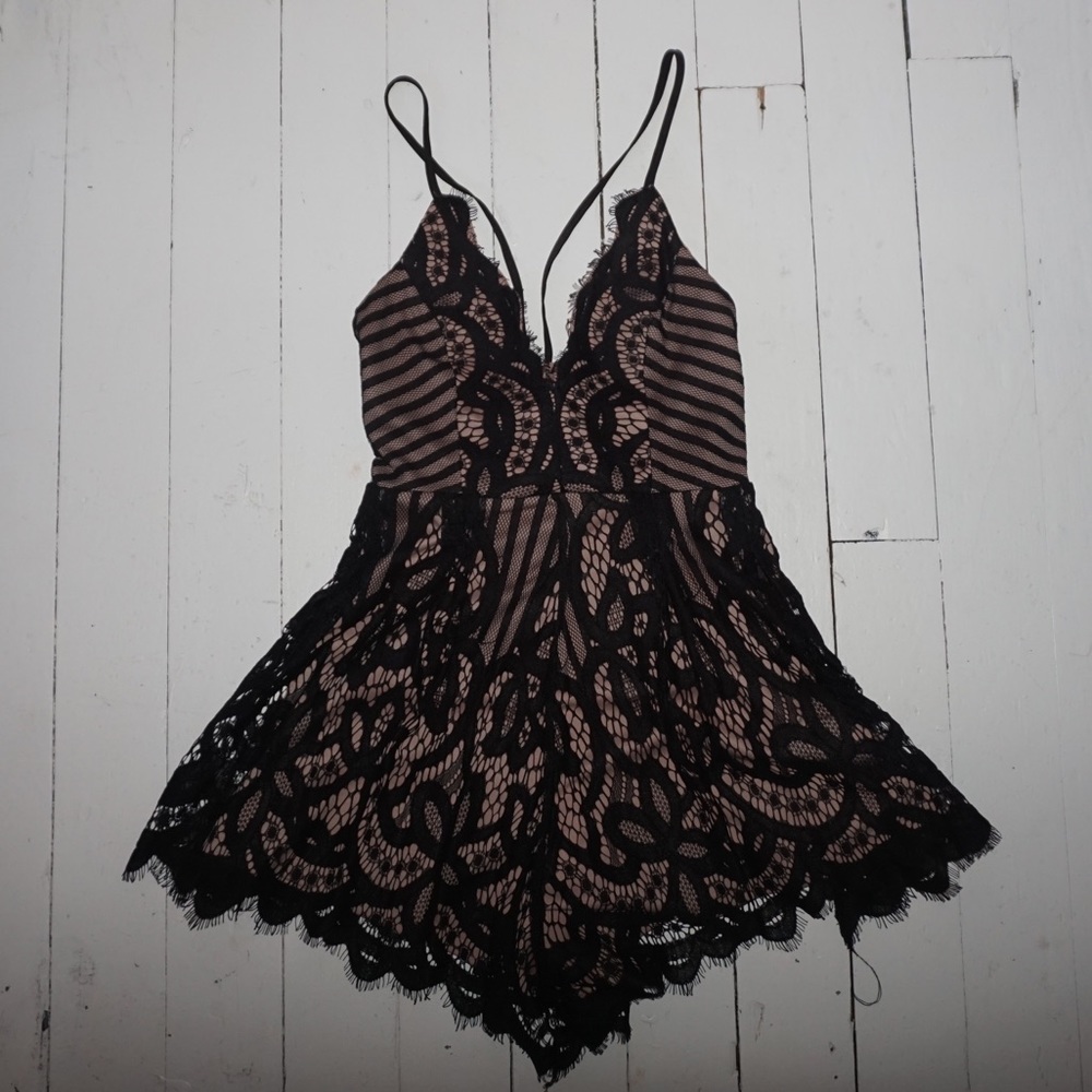 Lace romper